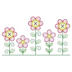 Rippled Flower Garden 12(Sm) machine embroidery designs