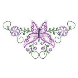 Rippled Butterfly Corner 10(Sm) machine embroidery designs