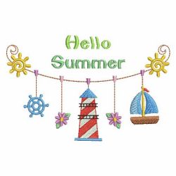 Hello Summer 08 machine embroidery designs