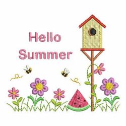 Hello Summer 09 machine embroidery designs