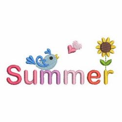 Hello Summer 10 machine embroidery designs