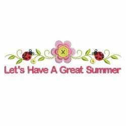 Hello Summer 11 machine embroidery designs