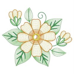 Rippled Daisy 02(Sm) machine embroidery designs