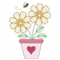 Rippled Daisy 04(Lg) machine embroidery designs