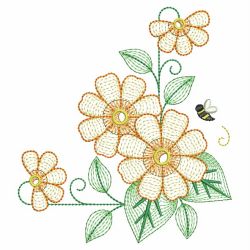 Rippled Daisy 06(Sm) machine embroidery designs