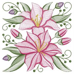 Rippled Lily 1 04(Md) machine embroidery designs
