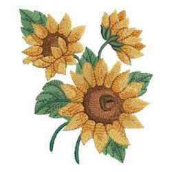 Sunflowers 1 04 machine embroidery designs
