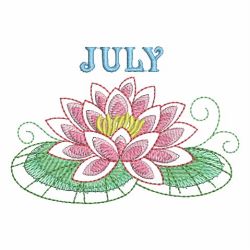 Month Flowers 07 machine embroidery designs