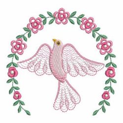 Rippled Doves 06(Md) machine embroidery designs