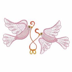 Rippled Doves 09(Md) machine embroidery designs