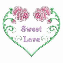 Sweet Roses 09 machine embroidery designs