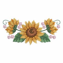 Sunflowers 2(Sm) machine embroidery designs