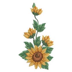 Sunflowers 2 07(Lg) machine embroidery designs