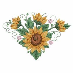 Sunflowers 2 08(Lg) machine embroidery designs