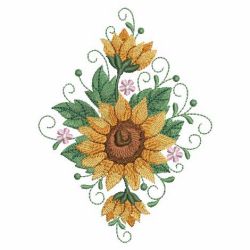 Sunflowers 2 09(Md) machine embroidery designs