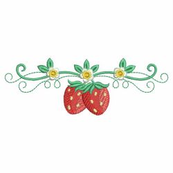 Heirloom Strawberry 01 machine embroidery designs