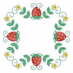 Heirloom Strawberry 02 machine embroidery designs