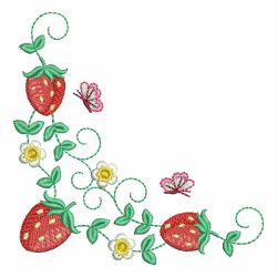 Heirloom Strawberry 04 machine embroidery designs