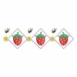 Heirloom Strawberry 11 machine embroidery designs