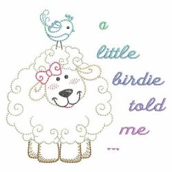 Vintage Cute Lamb 02(Lg) machine embroidery designs