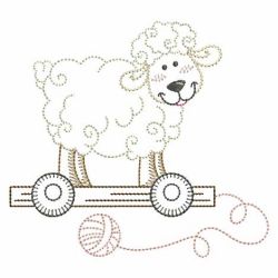 Vintage Cute Lamb 03(Md) machine embroidery designs