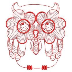 Redwork Rippled Owls 1 08(Lg)