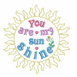 You Are My Sunshine 02 machine embroidery designs