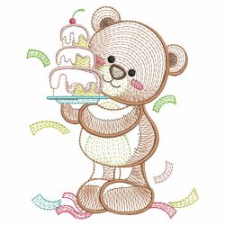 Rippled Teddy Bear 09(Sm) machine embroidery designs