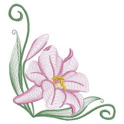 Rippled Lily 2 02(Lg) machine embroidery designs