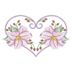 Rippled Lily 2 09(Lg) machine embroidery designs