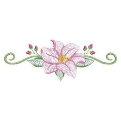 Rippled Lily 2 10(Lg) machine embroidery designs