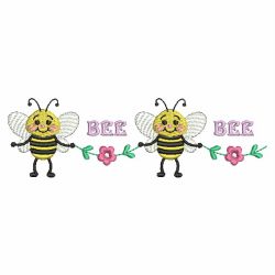 Cute Spring Bee 05 machine embroidery designs