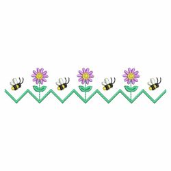Cute Spring Bee 06 machine embroidery designs