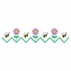 Cute Spring Bee 06 machine embroidery designs