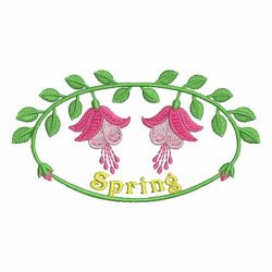 Heirloom Fuchsia 11 machine embroidery designs