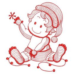 Redwork Lovely Baby 02(Sm) machine embroidery designs