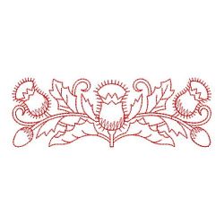 Redwork Thistle 04(Lg) machine embroidery designs