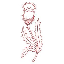 Redwork Thistle 07(Lg) machine embroidery designs