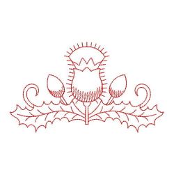 Redwork Thistle 08(Lg) machine embroidery designs