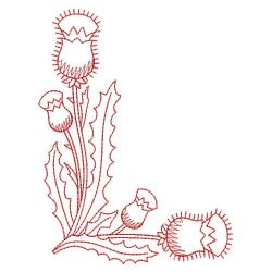 Redwork Thistle 09(Sm) machine embroidery designs