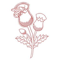 Redwork Thistle 10(Sm) machine embroidery designs