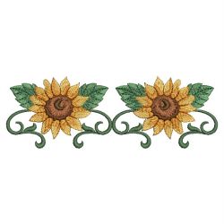 Sunflowers 3 machine embroidery designs