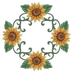 Sunflowers 3 03 machine embroidery designs