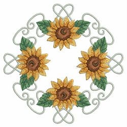 Sunflowers 3 05 machine embroidery designs