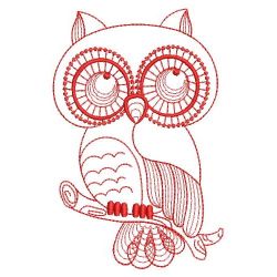 Redwork Rippled Owls 1 04(Md)