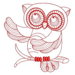 Redwork Rippled Owls 1 09(Md) machine embroidery designs