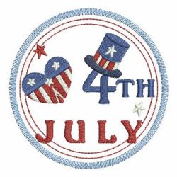 4th of July 02 machine embroidery designs