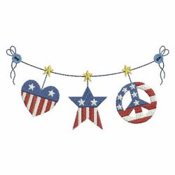 4th of July 16 machine embroidery designs