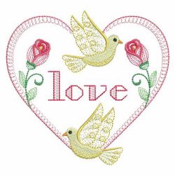 Rippled Valentine Day 08(Md) machine embroidery designs