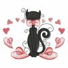 Valentine Cat Silhouettes 05